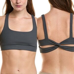 IVL Collective Sleek Black Sports Bra for Women Black Sz 8